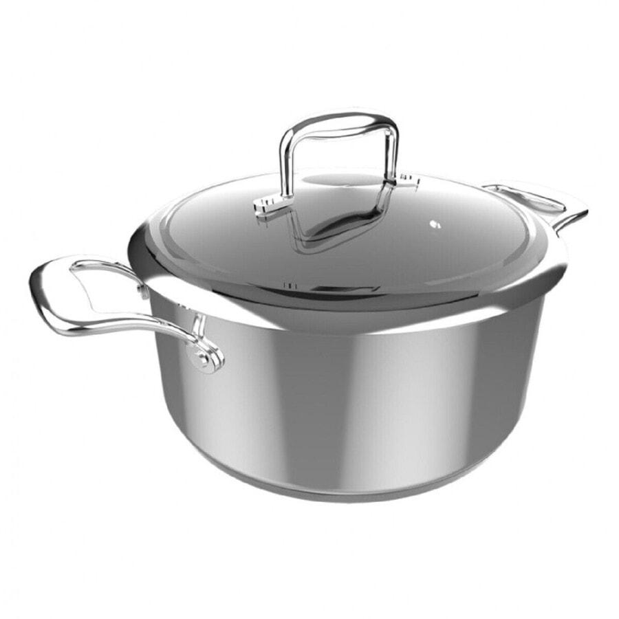 

Кастрюля Olla Polka Classy серебряный