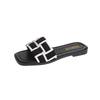 ins trendy outer slippers women summer 2025 new small fragrant wind lady flat bottom seaside fairy beach sandals