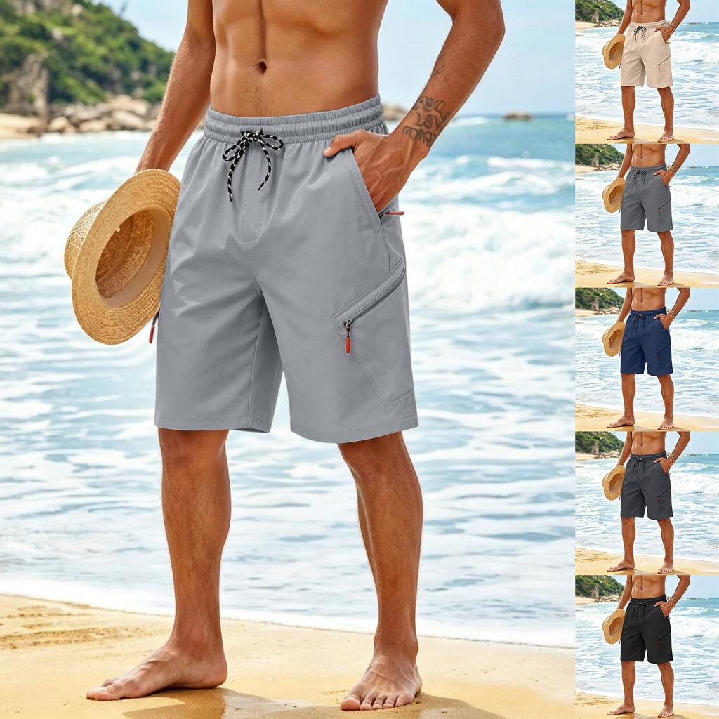 Men's Outdoor Cargo Shorts with Pockets for Hiking and Sports