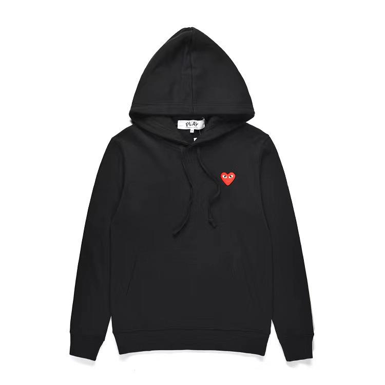 Chuan Jiu 2024 A/W Heart Hoodie: Unisex Stand Collar Zipper Pullover with Drawstring Hood