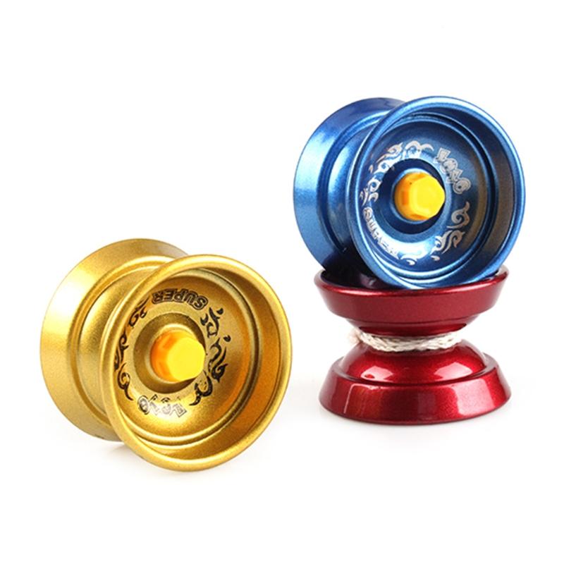 Fascinating Alloy Yo-Yos High Performance Professional YoYo High-speed Ball Bearings Various for Play Ways Random Colors