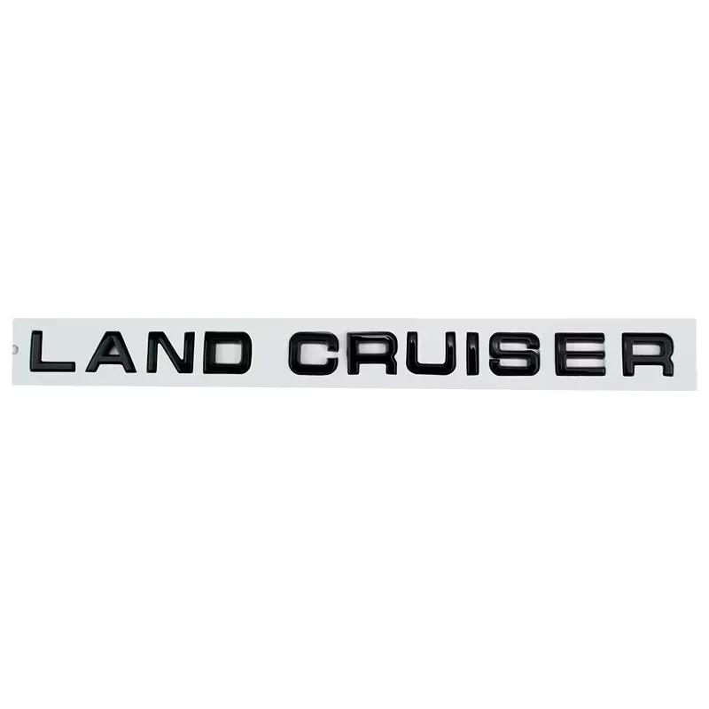 3D ABS Letters Sticker Hood Emblem Badge Exterior Modification Accessories For 2021-2023 Toyota Land Cruiser 300 LC300  VXR GXR