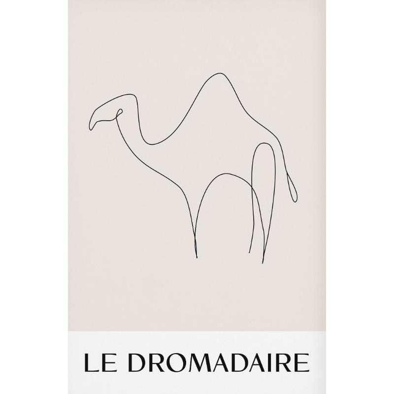 

Minimalist Animal Line Bear Camel Dolphin Gorilla Cat Posters and Prints Canvas Printing Wall Art Picture for Living Room Decor 21cm×30cm NoFrame