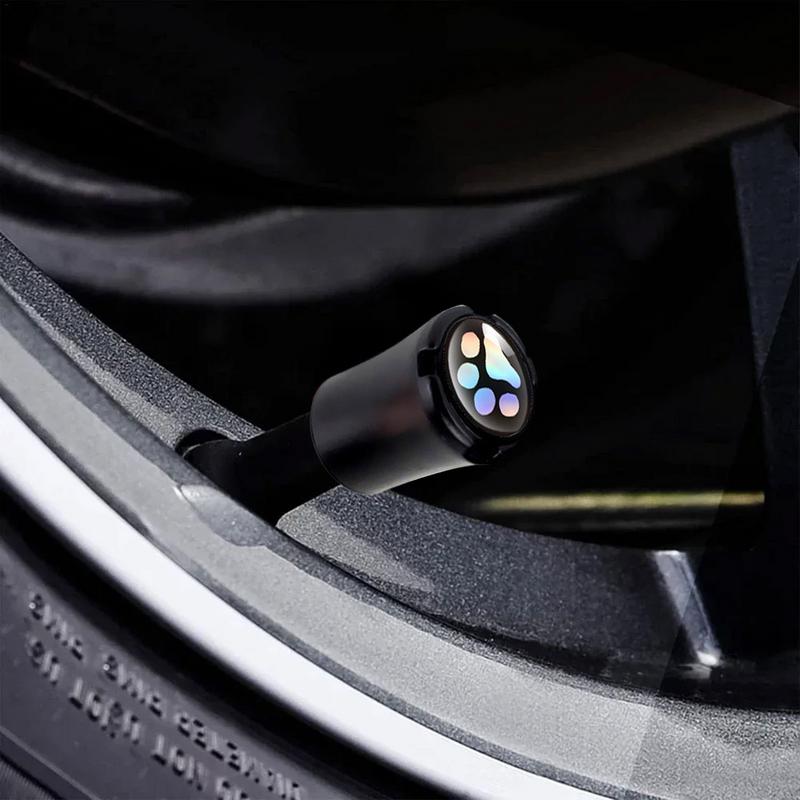 Tire Air Caps Zinc Alloy Tire Pressure Caps Tire Stem Caps Air Valve Caps Air Tire Caps With Footprint Pattern For Various