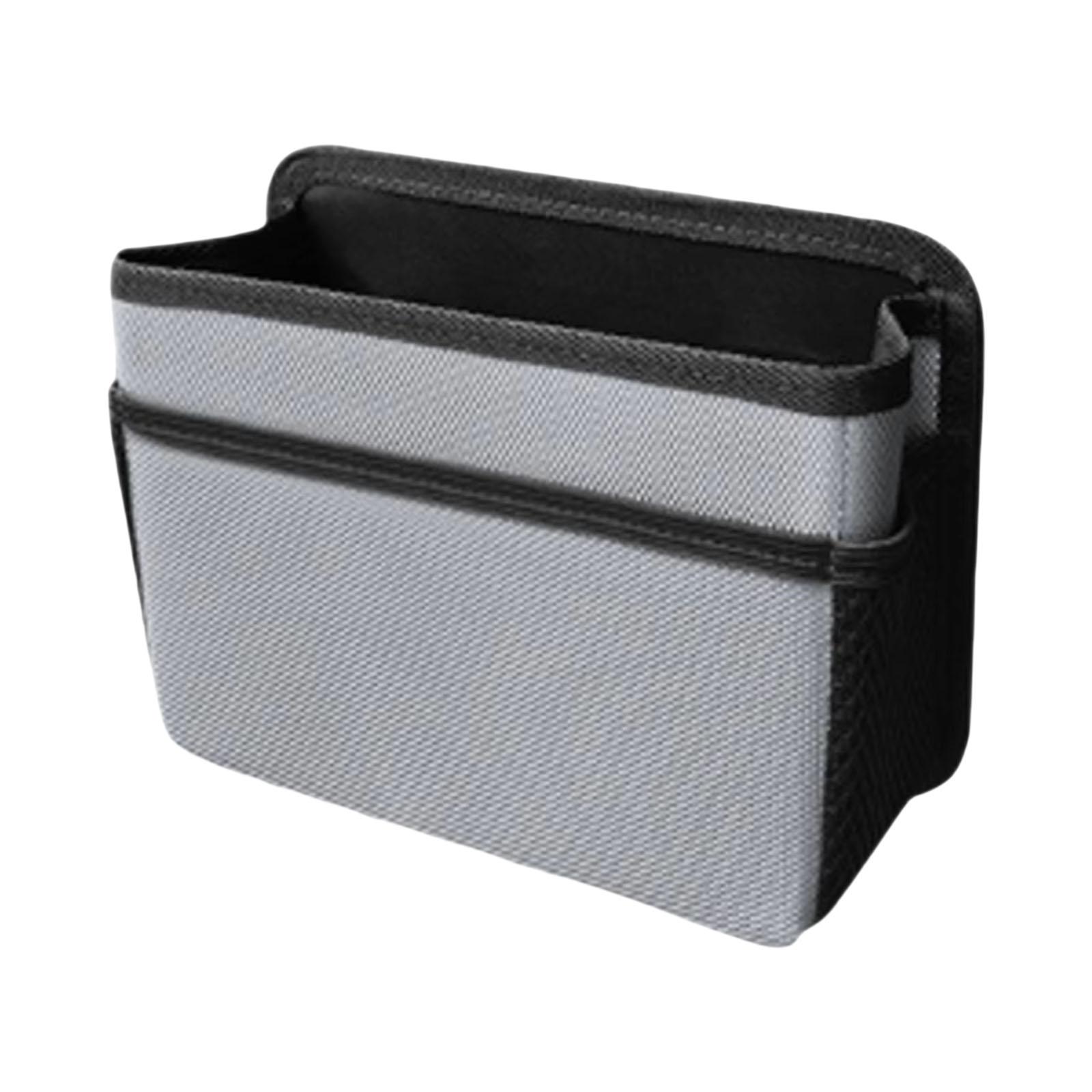 

Vehicle Interior Dustbin Foldable Car Door Trash Can Hanging Storage Box with Waterproof Oxford Cloth for Easy Cleaning серый