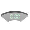 Clock Simple Electronic LED USB Mute Digital Alarm Clock for Office Bedroom Living RoomGreen