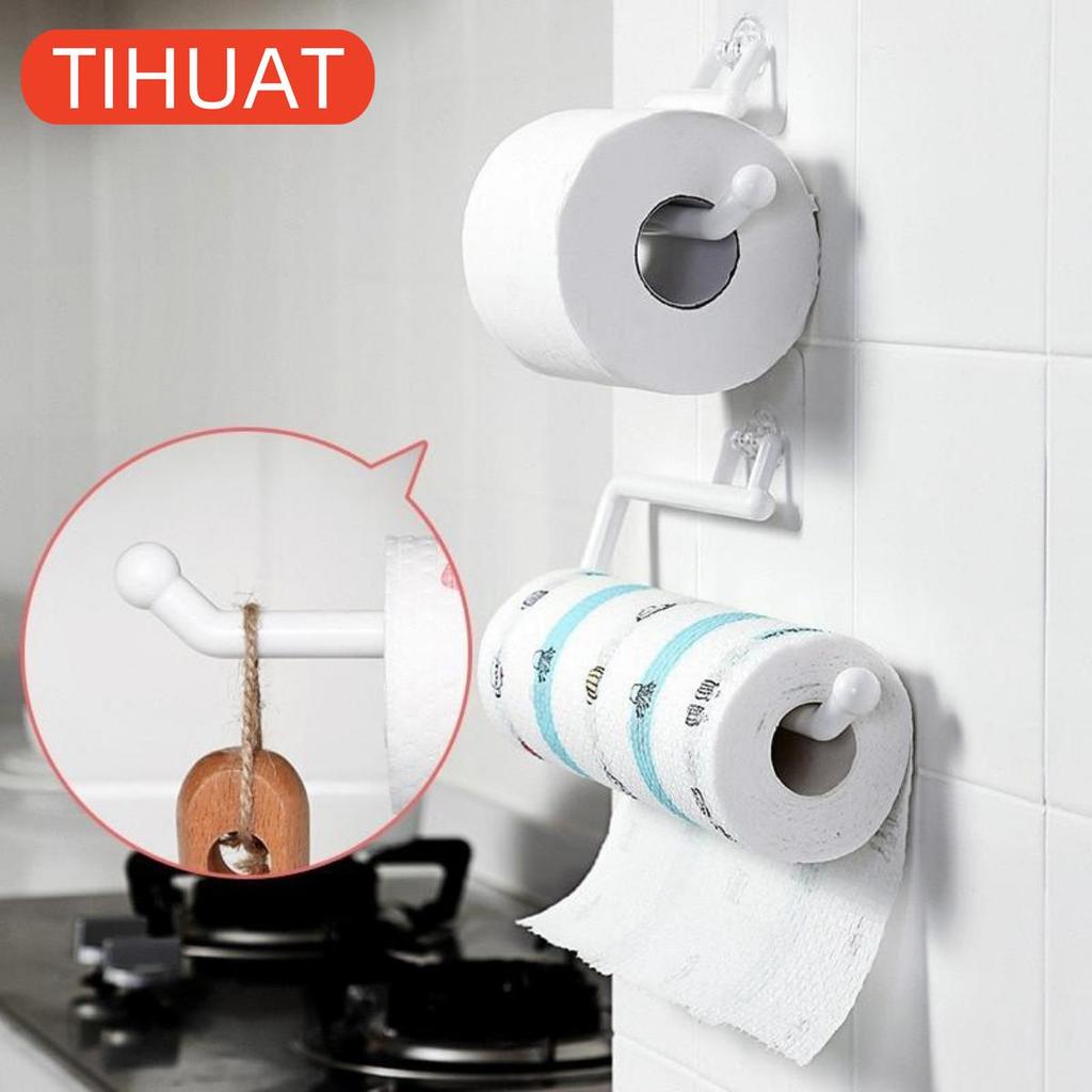 Hanging Rack Organizer for Kitchen Paper Towels or Toilet Paper In the Bathroom