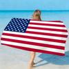 Asciugamano Bandiera USA America Asciugatura Rapida Assorbente Asciugamano da Spiaggia per Sport, Fitness, Nuoto e Attività all'Aperto
