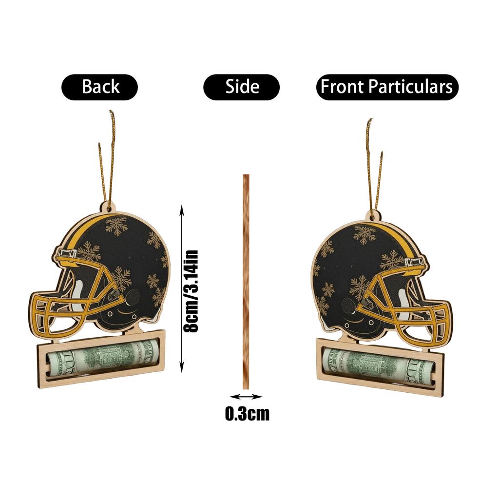 Money Clip Pendant, Christmas Tree Pendant, Christmas Decoration