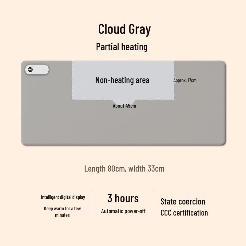 Hotson Electric Heated Desk Pad - Desktop Heater & Writing Mat with Warmth Function