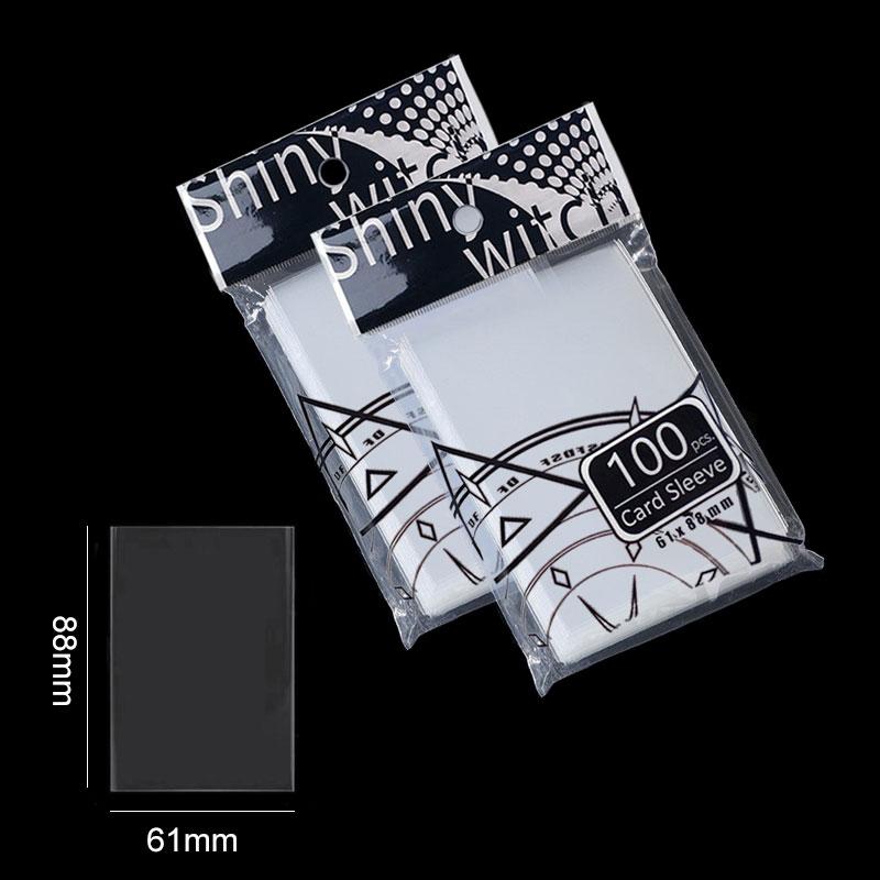

200pcs 65*90mm/61*88mm Card Sleeve Cards Protector Magic Killers of Three Kingdom Football Star Card Transparent Board Games