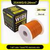 1007 PVC Electronic Wire 16AWG-30AWG Tinned Copper, Flying Lead Aviation Wire