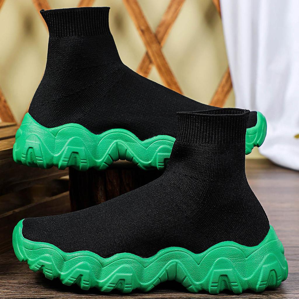 Neue atmungsaktive Socken Schuhe mit Fliegenwebung, lässige Sportschuhe, Outdoor, trendige Paarschuhe