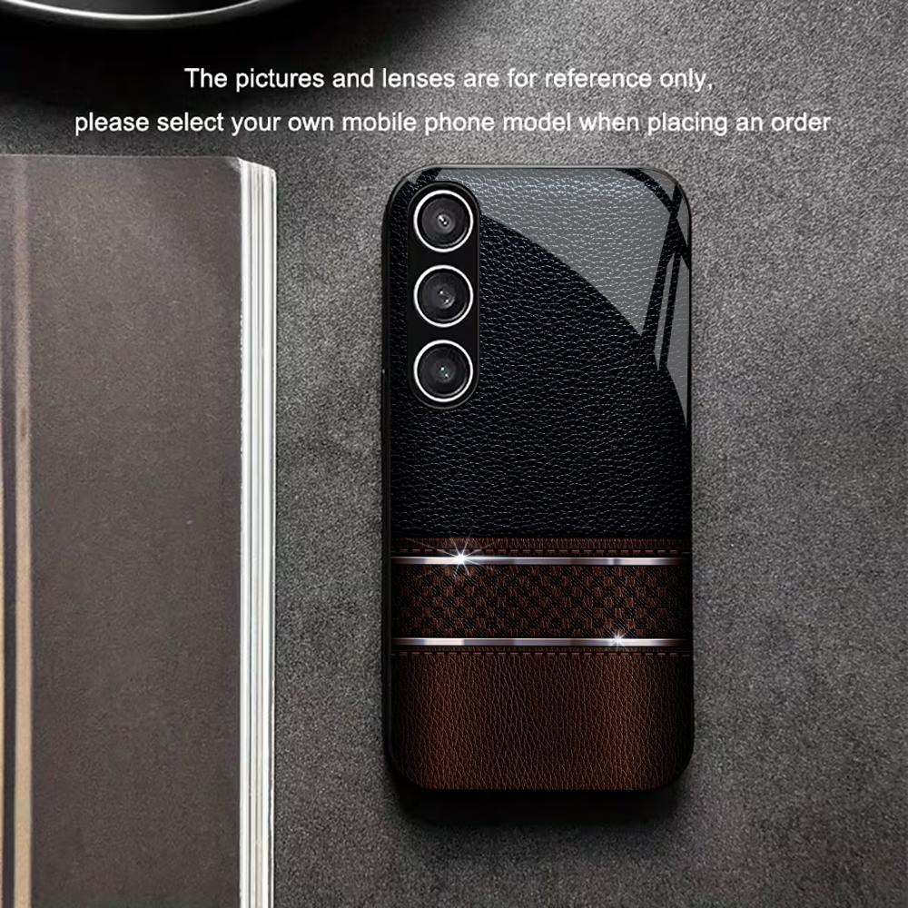 Man trend successful people PhoneCase Glass PhoneCase for Samsung Galaxy S26 S25 S24 S23 S22 S21 FE Ultra Plus Dropresistant