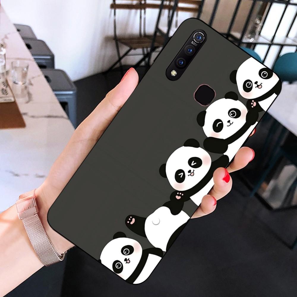 Anime Cute Panda Phone Case For Huawei Y9 6 7 5 Prime Enjoy 7s 7 8 Plus 7a 9e 9plus 8E Lite Psmart Shell