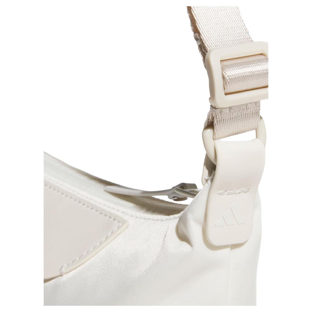 New Adidas Recycled Polyamide Shoulder Bag Small Women's White KT0847