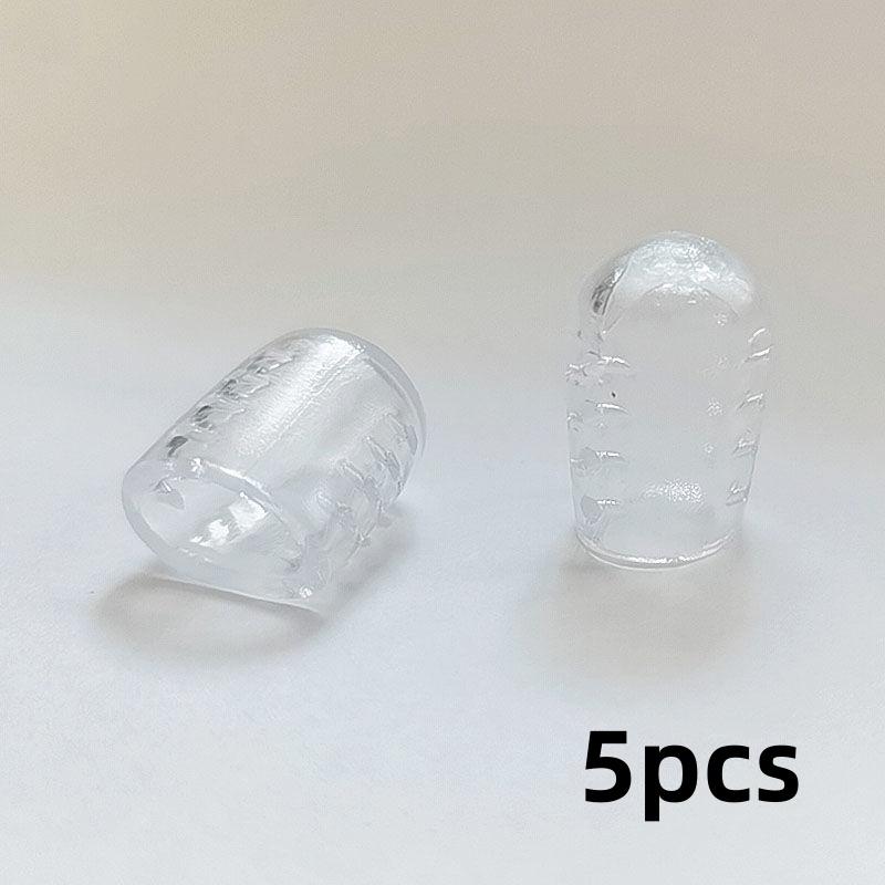 

5 шт. Защитные накладки на пальцы ног, мягкие, силиконовые, дышащие, от мозолей, волдырей, накладки на пальцы ног, средство для ухода за ногами, антифрикционные разделители пальцев ног 5-pcs прозрачный