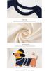Kids' Summer Short-Sleeve Set: Cool Soft Pajamas & Outdoor Wear for Older Children, Includes Top and Shorts