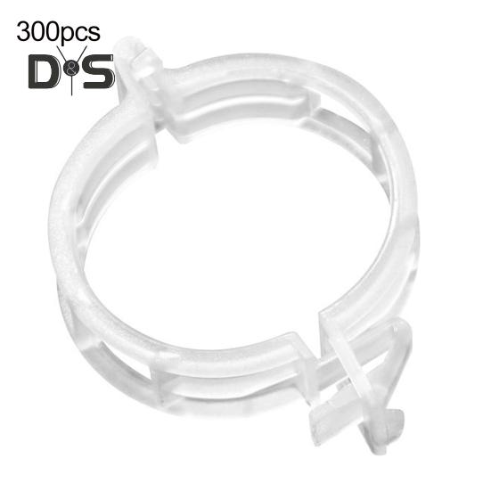 100/200/300 Pcs Plant Clips Plastic Plant Support Clips Reusable Tomato Trellis Clips for Climbing Plants Vines Cucumbers Indoor Outdoor Use