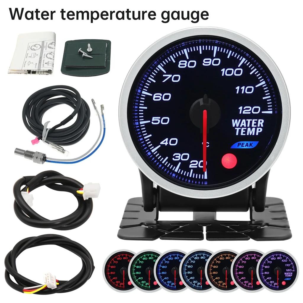 100% Car Accessories Auto Gauge 8 Color Voltmeter Oil Pressure Water Oil Temp EGT Exhaust Temp Turbo Boost Fuel Press Tachometer