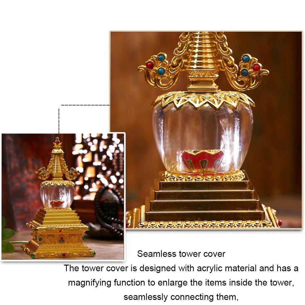 Natural Crystal Buddhist Statue Exquisite Craft And Meaningful Decoration Tibetan Buddhist Statue