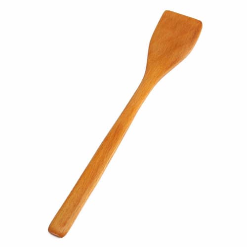 Awstroe Spatula, Practical Wooden Stick-Free Spatula for Baking, Deep Frying, and Cake Making (Light Color)