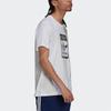 Adidas Originals Camo Infill Tee Vintage Logo Sports Crew Neck Short Sleeve T-Shirt Men Tops White H13500
