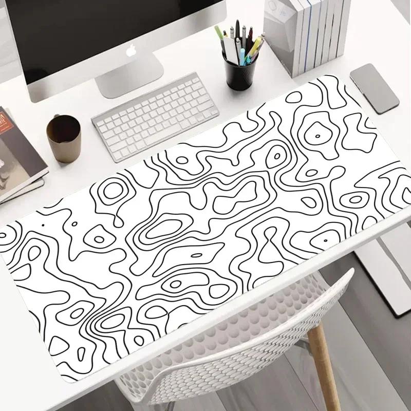 Sell Large Gaming Mouse Pad Multi-size Gamer Mat Abstract XL Computer Cushion Keyboard Desk Non-Slip Rubber Locking Edge Rug