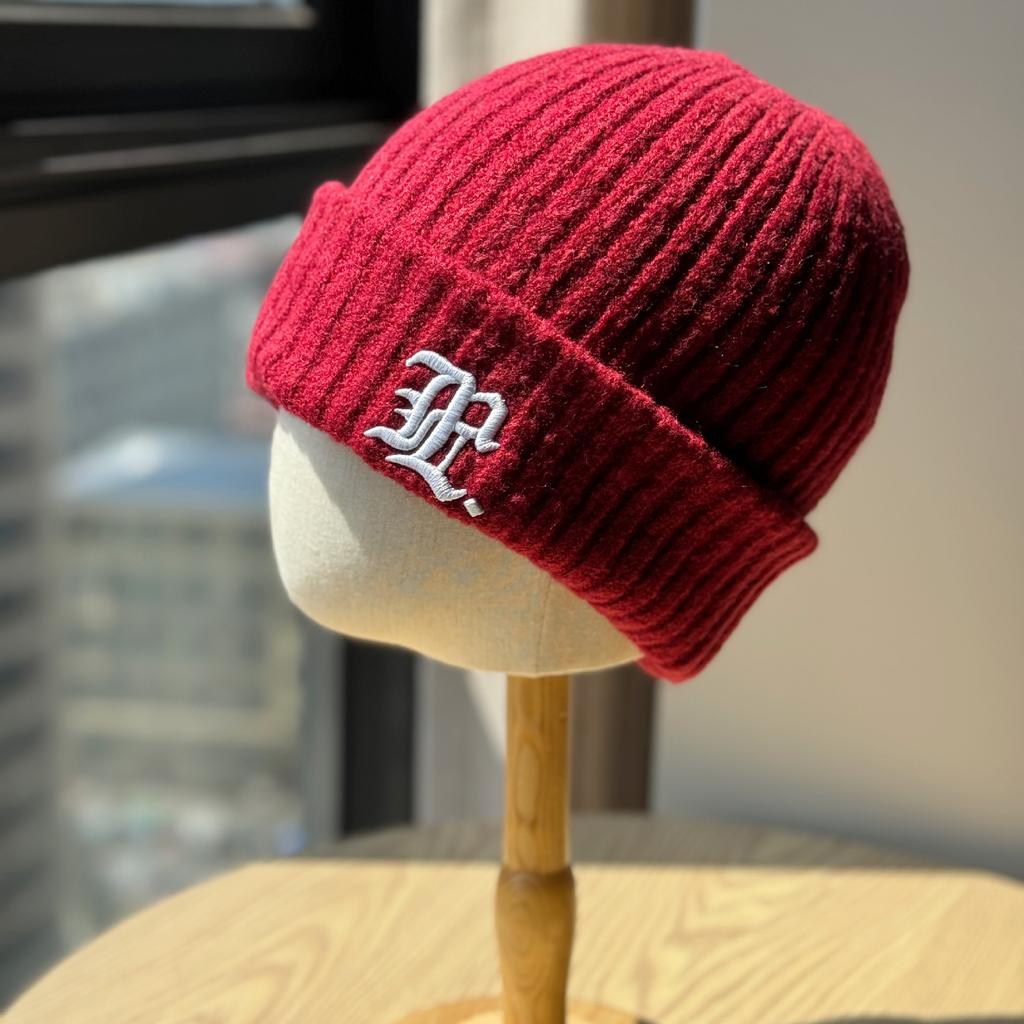 New Knitted Hat for Women in Autumn and Winter Warm and Fashionable Embroidered Young Couple Pullover Hat Versatile Street Ear Protection Knitted Hat