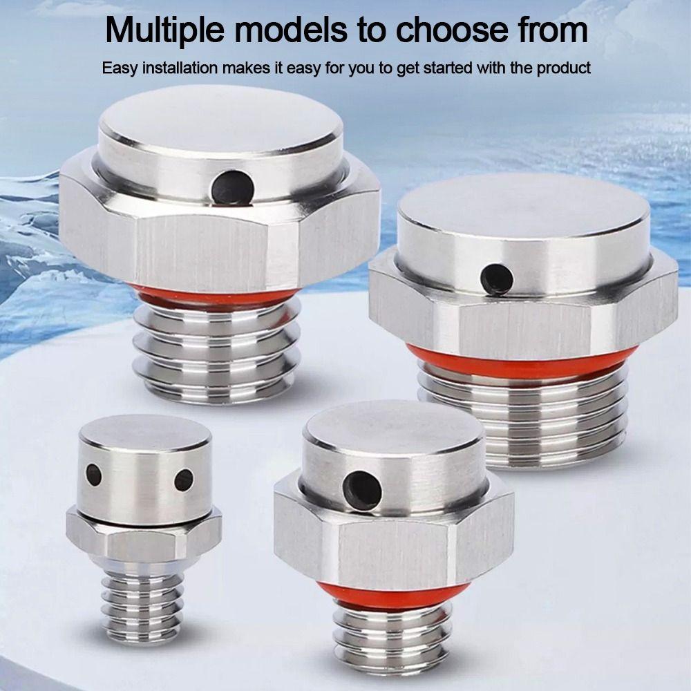304 Stainless Steel Air Vent Valve Waterproof Breather Vent Valve New Pressure Relief Valve
