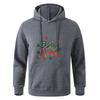 Autumn Sportswear Teens Long Sleeve Black Gray Hooded Sweatshirt Hoodie