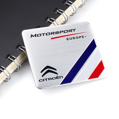 3D Aluminium Embleem Auto Raam Carrosserie Auto Zijspatbord Decoratie Stickers Voor sport C3 C2 C5 Grand Picasso Auto Accessoires