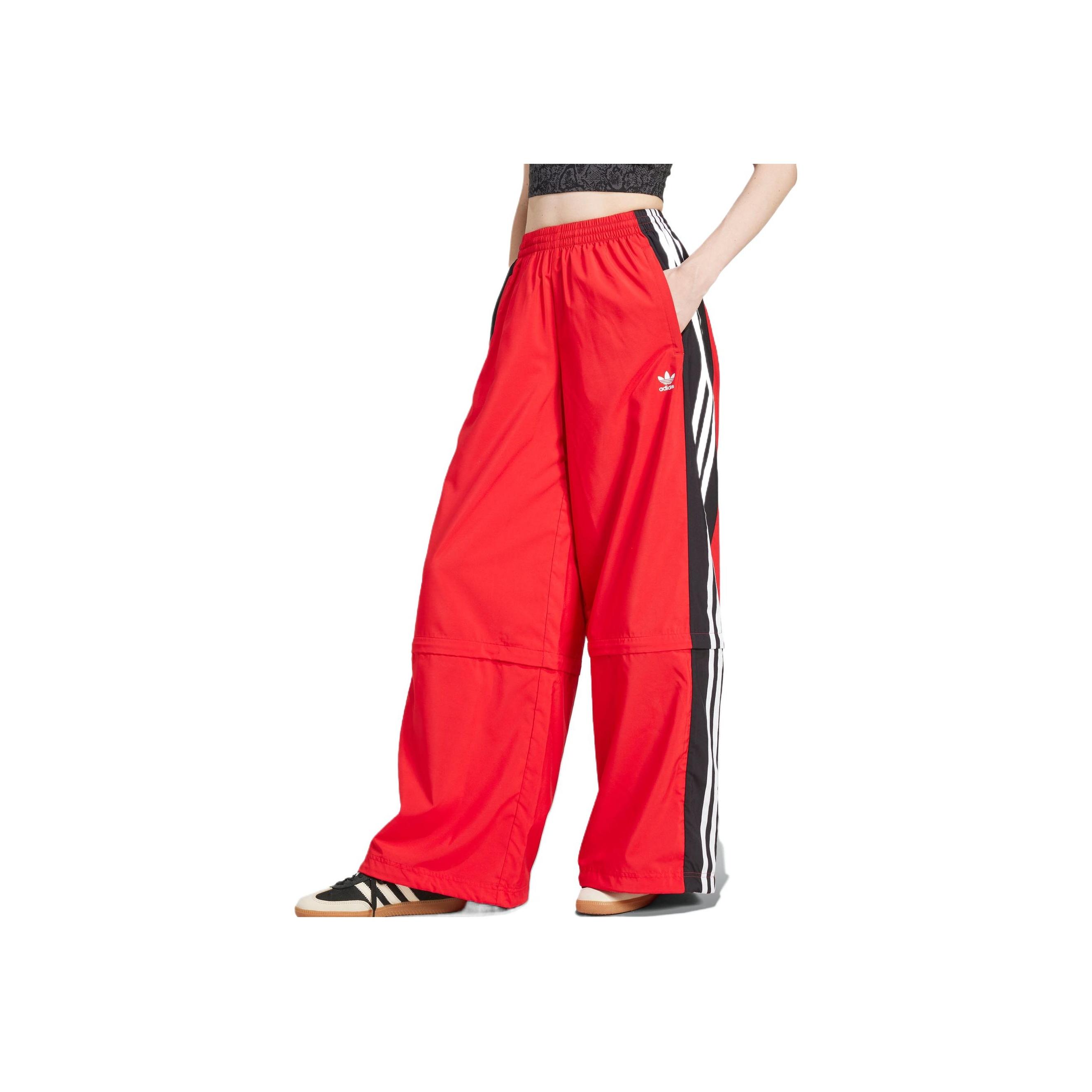 Adidas Originals Rasant Track Pants Women Red Loose Casual Sports Trousers JY4616 S