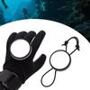 Espejo Compacto de Buceo Espejo de Observación para Buzos Portátil Ajustable Redondo Equipo Submarino para Deriva Hombres Mujeres Deportes al Aire Libre