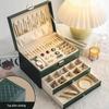 Luxury Multi-layer Jewelry Storage Box for Necklaces & Earrings - Large Capacity Organizer