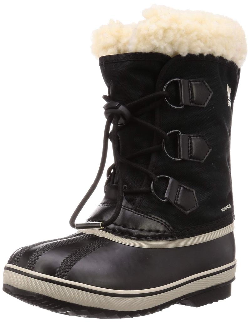 Sorel Utopak Nylon NY1962 Snow Size Black Kids' Boots, 19cm,