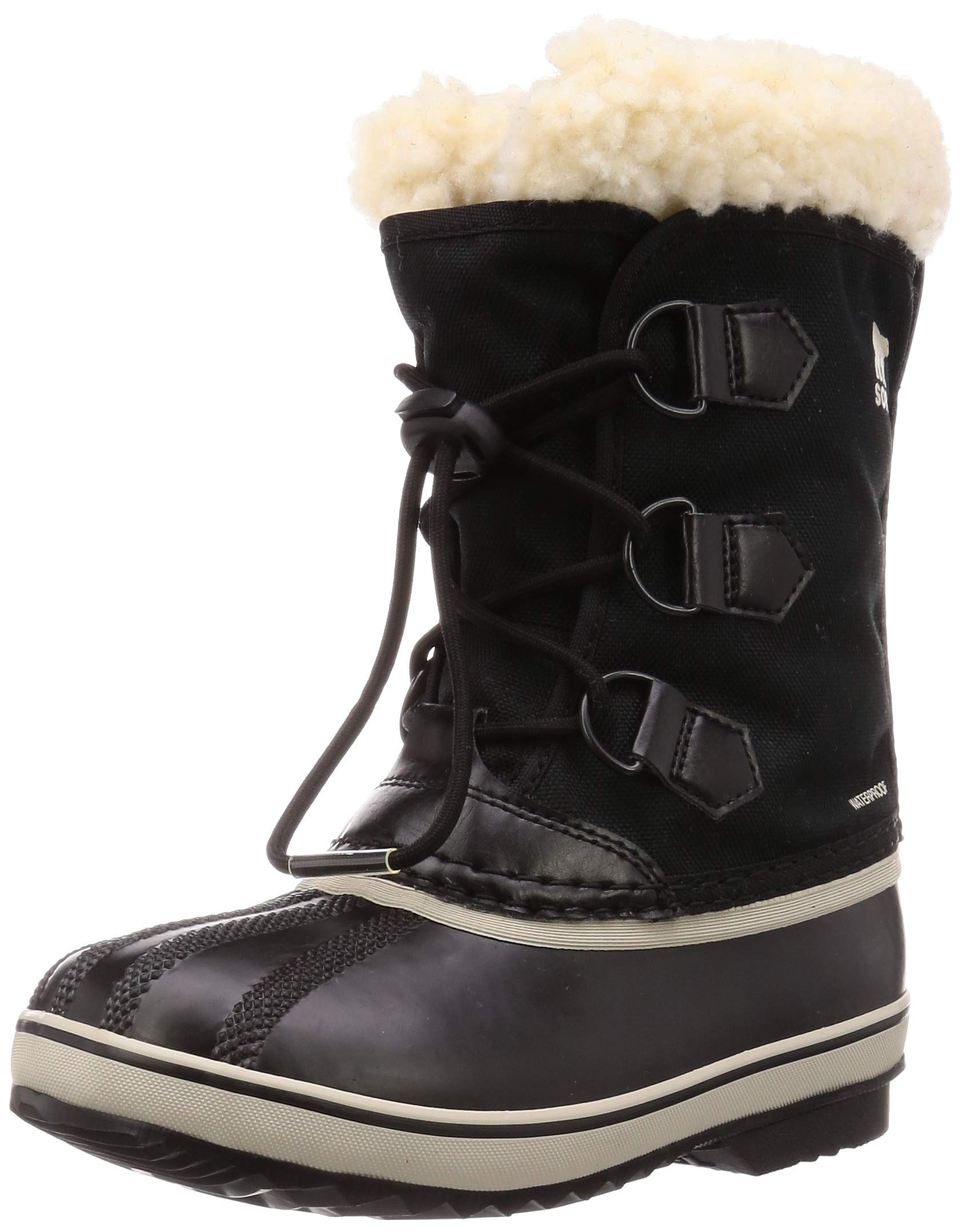 

Sorel Utopak Нейлон NY1962 Снег Размер Черный Детские Ботинки, 19см, чёрный