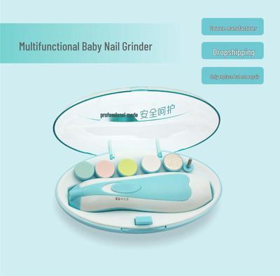 6-in-1 Multifunctional Baby Electric Nail Grinder & Trimmer, EU Certified