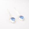 Tanzanite Gemstone 925 Sterling Silver Jewelry Women's Handmade Earrings 2.3" EE-166-5