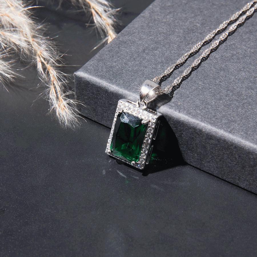 Klasyczny damski zestaw biżuterii z kwadratową cyrkonią sześcienną, z pierścionkiem, kolczykami, zawieszką, zestaw naszyjnika, ślubny dla panny młodej i druhen, prezent ślubny