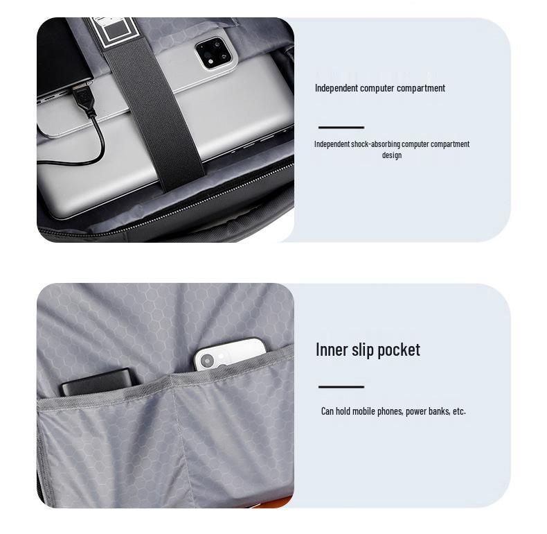 Herren Reise-Rucksack - Hohe Kapazität, Business- und Pendler-Doppelschultertasche