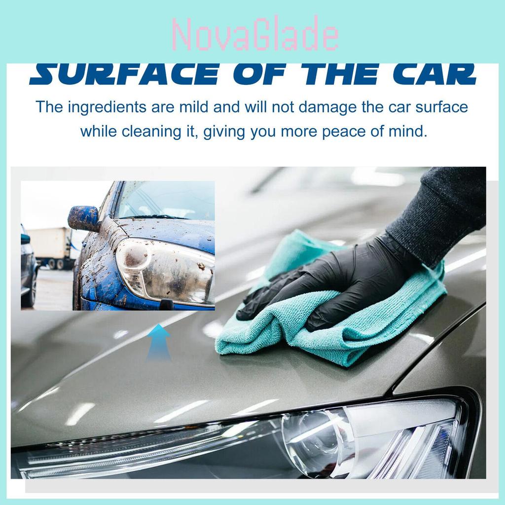 Rayhong Autowaschflüssigkeits-Set für gründliche Reinigung und Schutzbeschichtung für Lack und Reifen