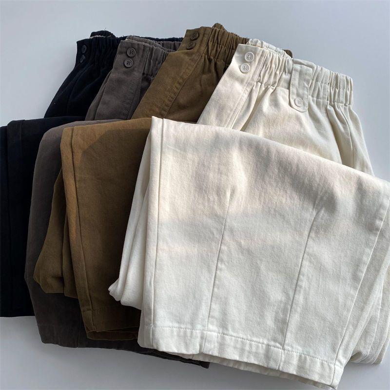 Plus Size Women's High Waist Cropped Harem Pants - Spring Style, Elastic Waist, Loose Casual Fit