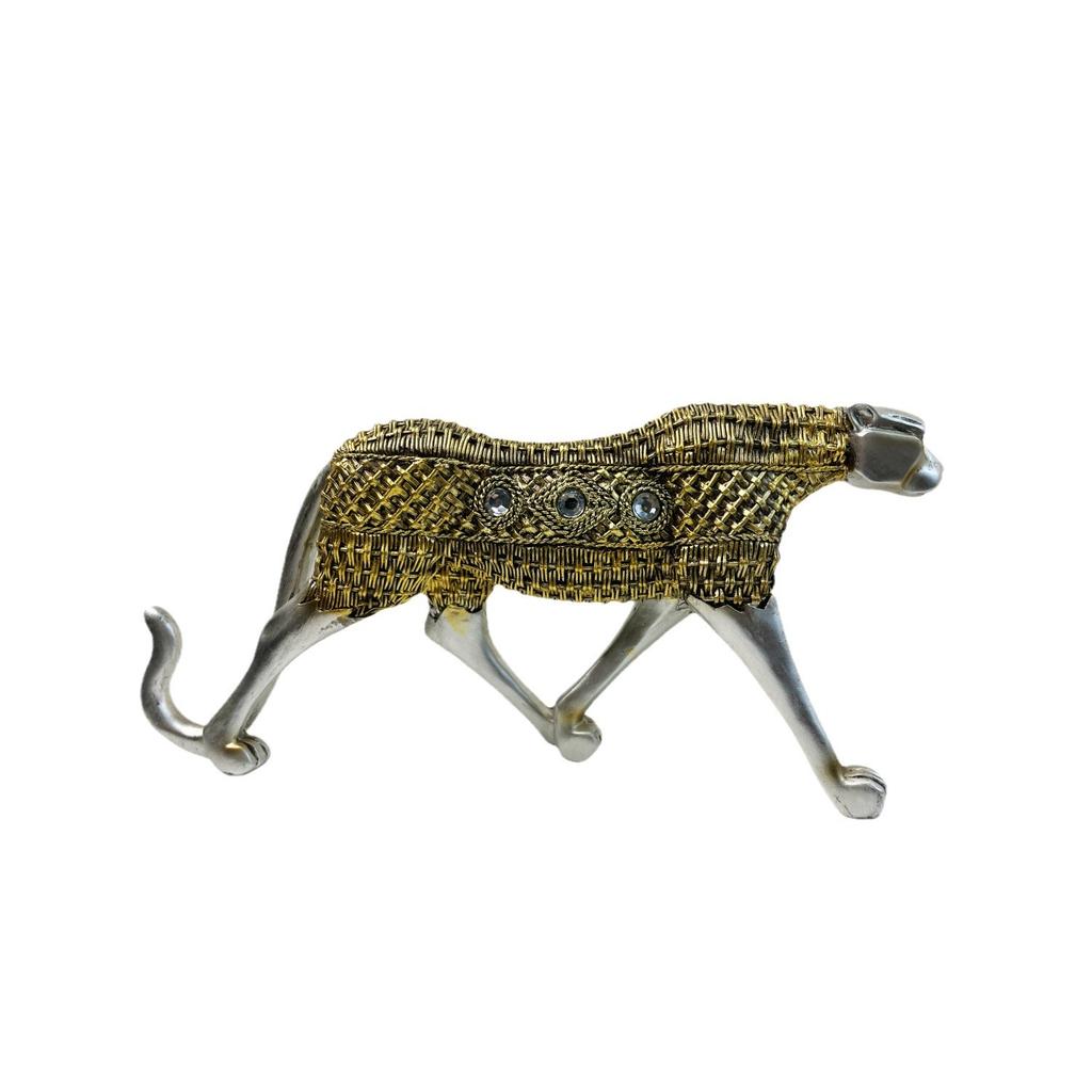 Resin Wax Leopard Home Living Room Office Model Room Decoration Craft Ornaments Creative Decoration