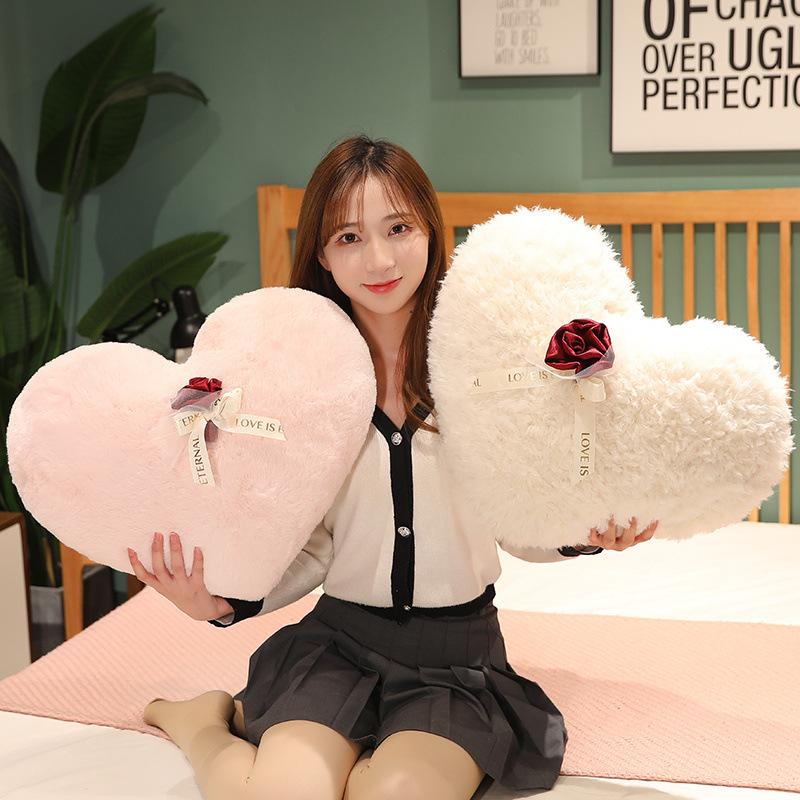 Rose Teddybär Puppe Plüschtier Große Bärenpuppe Liebeskissen Puppe Mädchen Valentinstag Geschenk