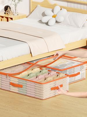Zusammenklappbare Transporttasche PVC Bettboden Aufbewahrungstasche Aufgeräumtes Schlafzimmer Wohnheimbedarf Transportbox College Verpackungsaufbewahrungstasche