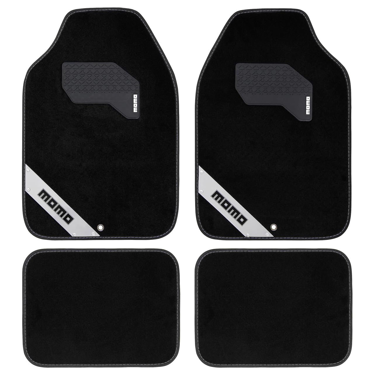

MOMO Elegant Floor Mats, One Size Fits All, Set of 4, Italy, Milan