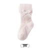 Girls' Ultra-thin Mesh Stripe Leggings with Bow - Anti-mosquito Tights for Baby and Children