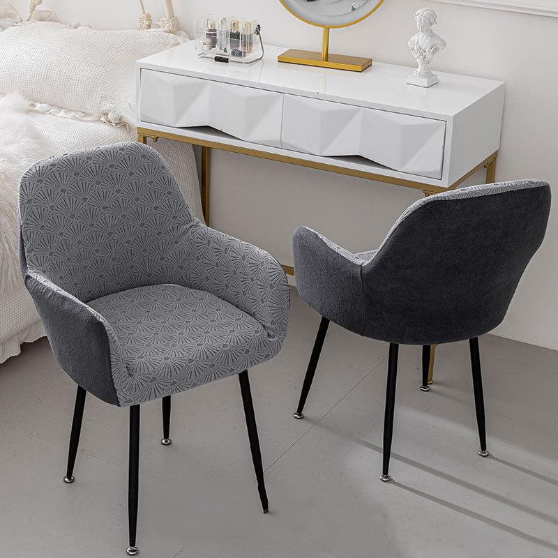 Makeup Chair Cover High Armrest Chair Cover All-Inclusive 4Season Universal NailSalon Chair Cover Stretch Dining Chair Slipcover