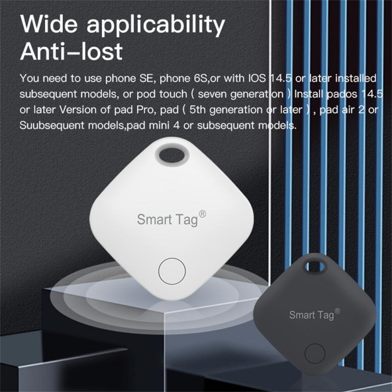 Portable Mini GPS Tracker Bluetooth Anti-lost Device Smart Durable Tag Children and Pets Key-finder IOS System Elderly Anti-lost